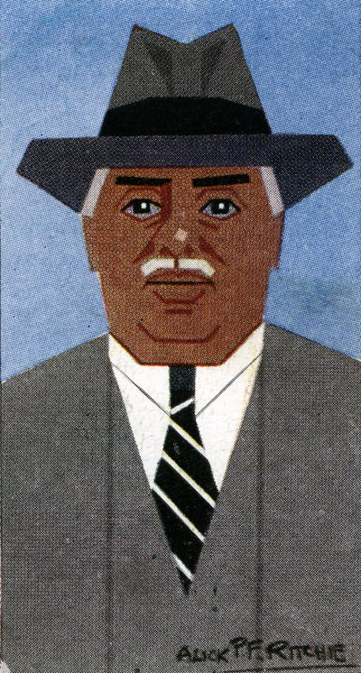 H.H. The Aga Khan III by Alick Penrose Forbes Ritchie