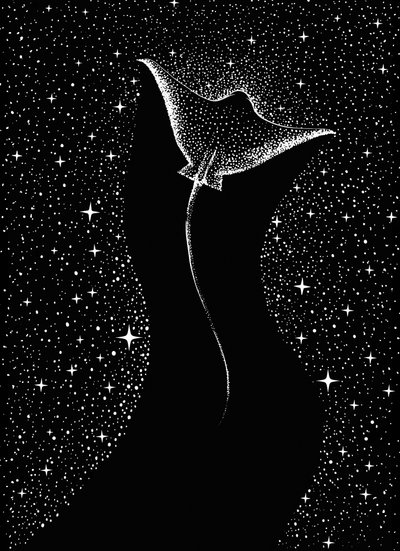 Cosmic Manta Ray by Alirıza ÇAKIR