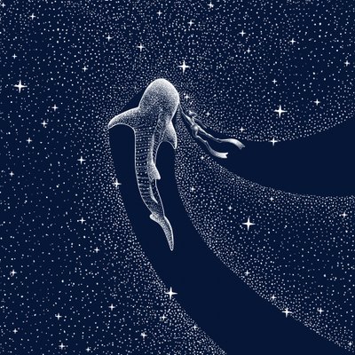 Whale Shark Galaxy Journey by Alirıza ÇAKIR