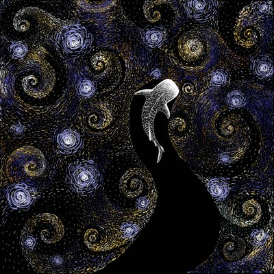 Whale Shark Starry Night by Alirıza ÇAKIR