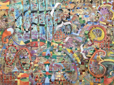 Intricate Abstract Mosaic by Alise Loebelsohn