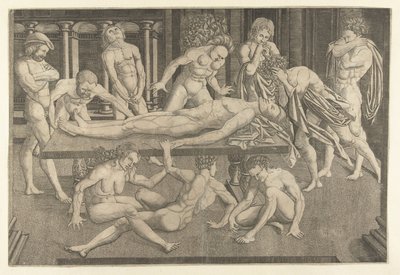 The Lamentation of Gattamelata de Narni by Allaert Claesz. (attributed to)
