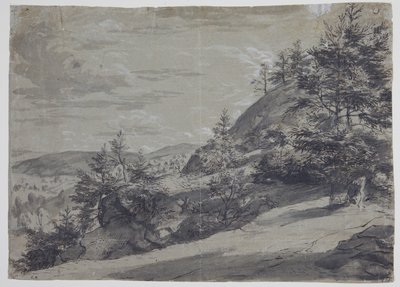 Hilly Landscape by Allaert van Everdingen