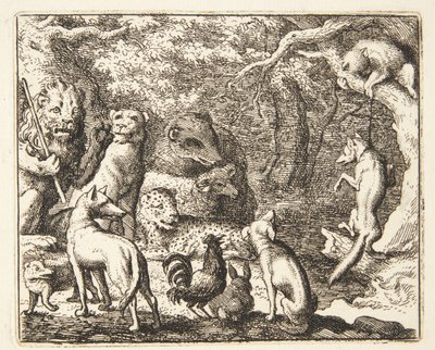 Renard Asks for Permission to Confess by Allaert van Everdingen