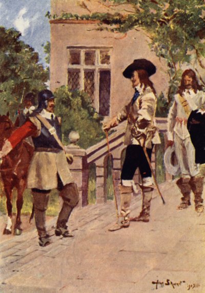 King Charles and Cornet Joyce by Allan (after) Stewart