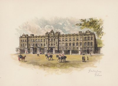 Familiar London: Buckingham Palace by Allan F. Barraud