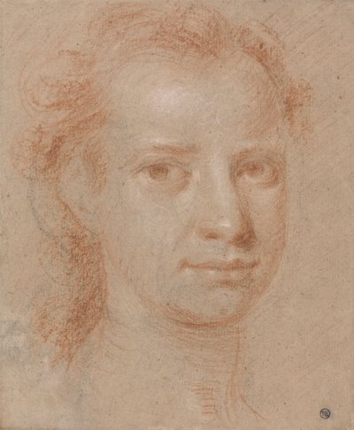 Head of a Young Woman or Man by Allan Ramsay
