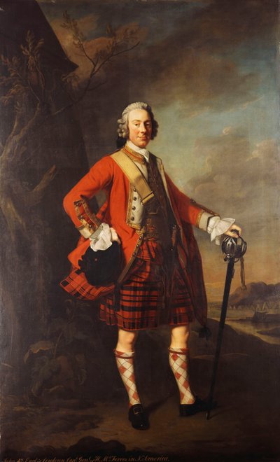 Portrait of John Campbell, 4th Earl of Loudon, in the Uniform of His Regiment, Known as Loudon