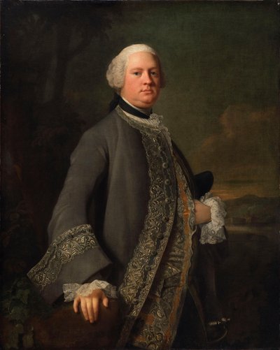 Portrait of Sir John Tyrell, Bt. by Allan Ramsay