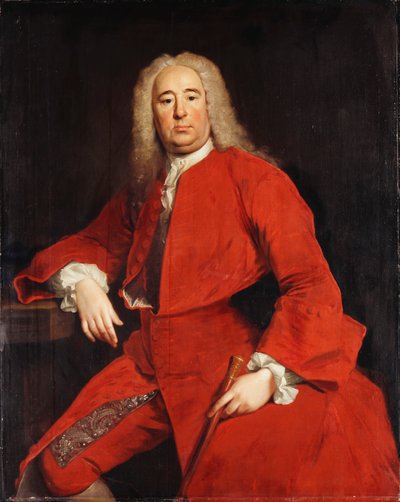 Portrait of a Gentleman, traditionally identified as George Frederick Handel by Allan Ramsay