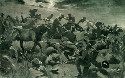 Brilliant Defence by New Zealanders at Holspruit, February 25, 1902 by Allan Stewart