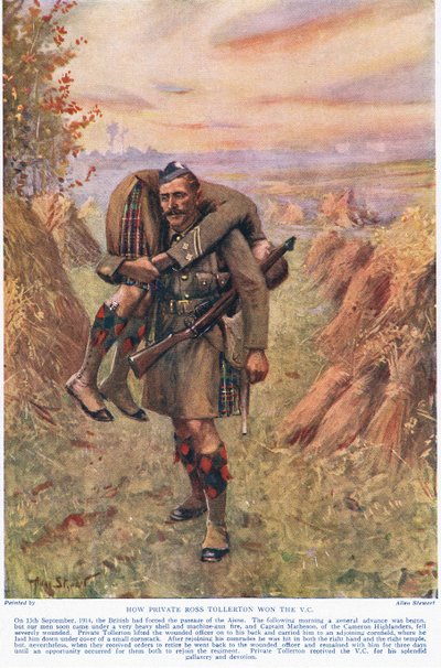How Private Ross Tollerton Won the VC, illustration from 