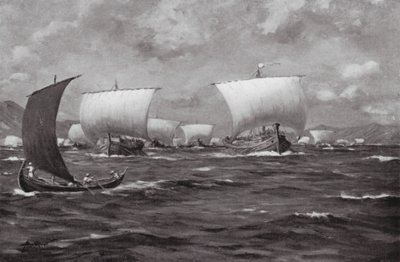 Xerxes Whipping the Hellespont by Allan Stewart