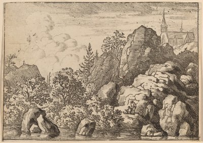Church on a Hill, probably c. 1645-1656 by Allart van Everdingen