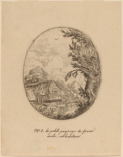 Hamlet between the Trees by Allart van Everdingen