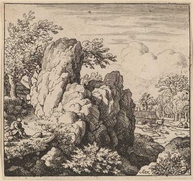 Large Rock by Allart van Everdingen