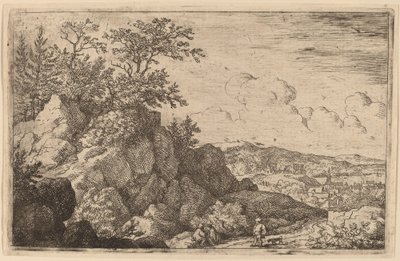 Peasant with His Dog by Allart van Everdingen