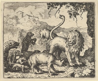 Renard is Accused by the Wolf and Several Animals by Allart van Everdingen