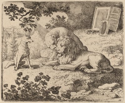 Reynard Describes the Missing Treasures by Allart van Everdingen