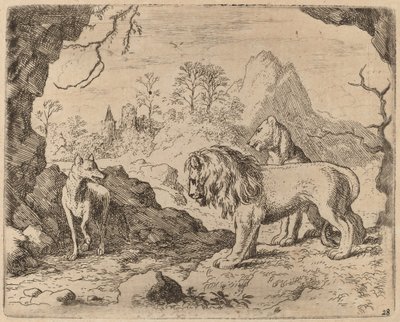 Reynard Promises to Reveal the Hidden Treasure by Allart van Everdingen