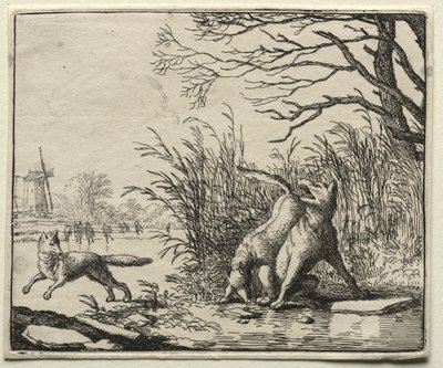 Reynard the Fox: A New Accusation by the Wolf by Allart van Everdingen