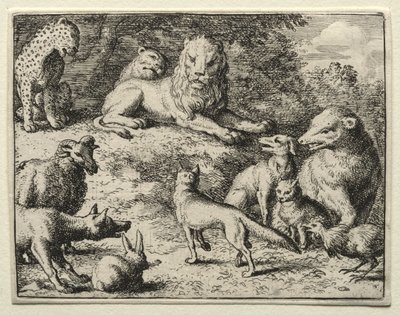 Reynard the Fox: Reynard Appears at Court by Allart van Everdingen