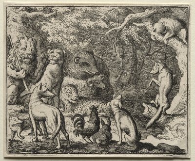 Reynard the Fox: Reynard Asks Permission to Confess by Allart van Everdingen