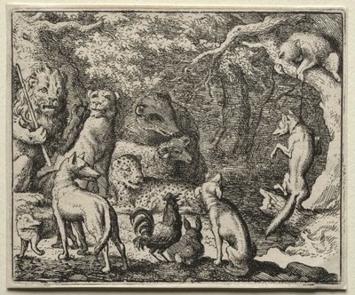 Reynard the Fox: Reynard Asks Permission to Confess by Allart van Everdingen