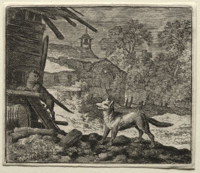 Reynard the Fox: Reynard Deceives the Cat by Allart van Everdingen