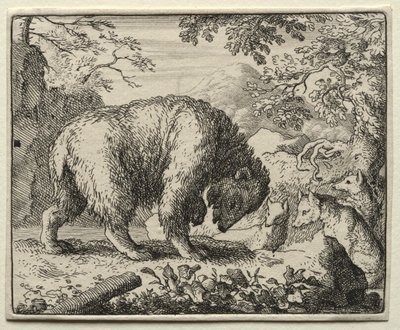 Reynard the Fox: Reynard Promises Honey to the Bear by Allart van Everdingen