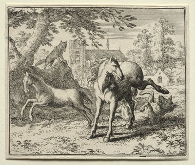 Reynard the Fox: Reynard Tricks the Wolf by Allart van Everdingen