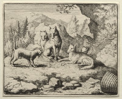 Reynard the Fox: The Cat Calls Reynard to Court by Allart van Everdingen