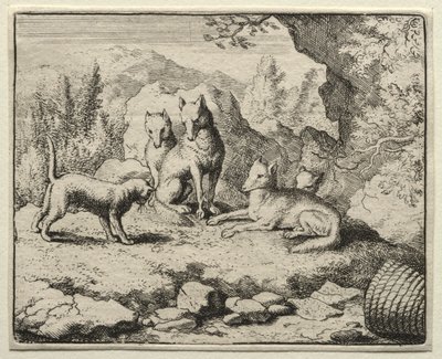 Reynard the Fox: The Cat Calls Reynard to Court by Allart van Everdingen