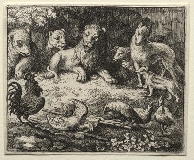 Reynard the Fox: The Complaint of the Cock by Allart van Everdingen