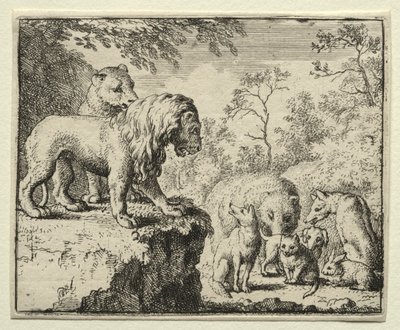 Reynard the Fox: The Pardon of Reynard by Allart van Everdingen