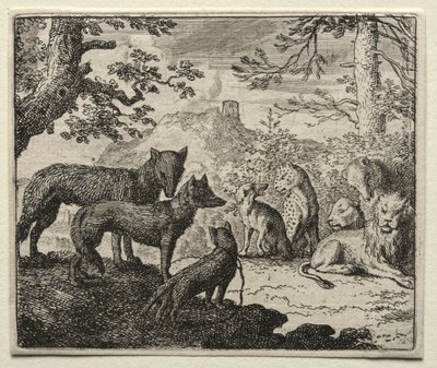 Reynard the Fox: The Relatives of Reynard Leave Court by Allart van Everdingen