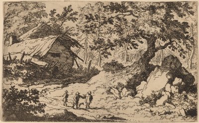 Ruinous Cottage by Allart van Everdingen