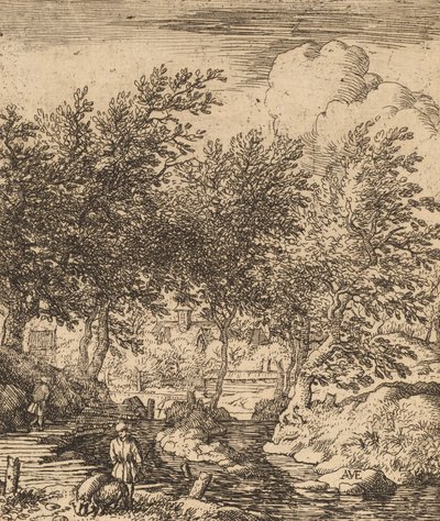 Swineherd by Allart van Everdingen