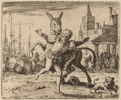 The Ass and the Hound by Allart van Everdingen