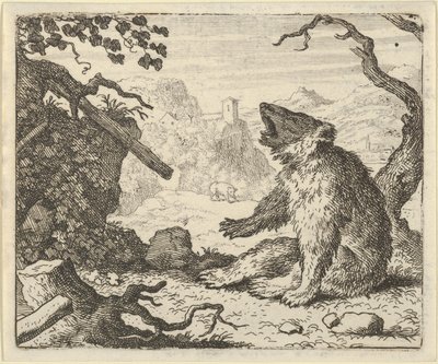 The Bear Calls Renard to Appear Before the Council of the Animals, 1650-75 by Allart van Everdingen