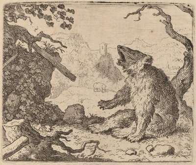 The Bear Sent as Messenger, probably c. 1645-1656 by Allart van Everdingen