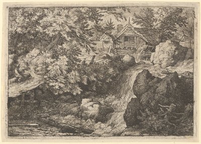The Cascade Near the Watermill, 17th century by Allart van Everdingen