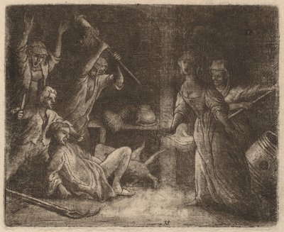 The Cat Trapped and Beaten by Allart van Everdingen