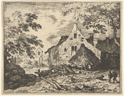 The Haybarn with Movable Roof by Allart van Everdingen
