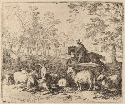 The Horse Forced to Pursue the Stag by Allart van Everdingen