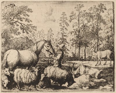 The Horse and the Stag by Allart van Everdingen
