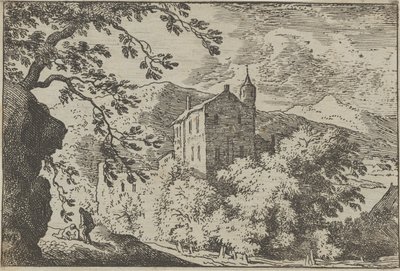 The Large House with the Turret by Allart van Everdingen