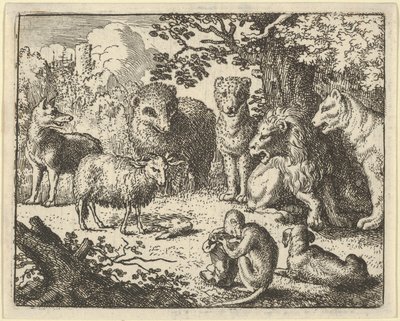 The Monkey Opens the Package and Removes the Rabbit