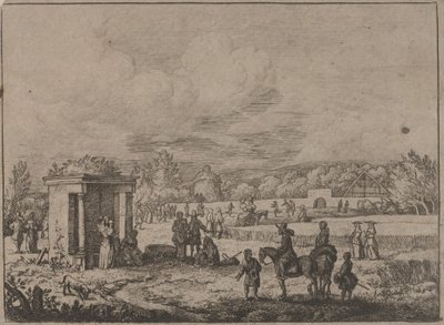 The Spring at Watroz (etching) by Allart van Everdingen