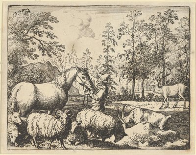 The Story of the Horse Who Wants Revenge on the Stag by Allart van Everdingen